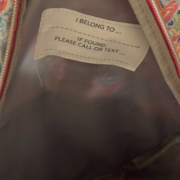 Girl Backpack floral Lily Pulitzer Pottery Barn Kids with Pink LUCY EMBROIDERY 🧵 - Picture 7 of 11